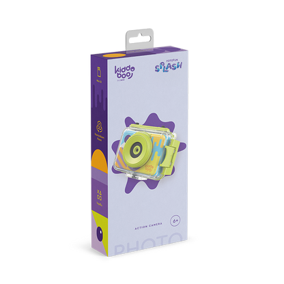 Kiddoboo 32GB Action Camera SD (480p) με Οθόνη 3" Splash, Κίτρινο