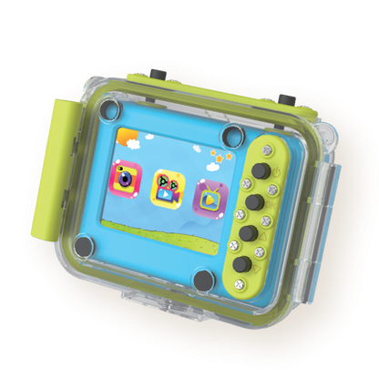 Kiddoboo 32GB Action Camera SD (480p) με Οθόνη 3" Splash, Κίτρινο