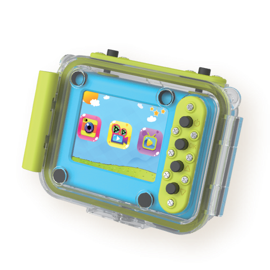 Kiddoboo 32GB Action Camera SD (480p) με Οθόνη 3" Splash, Κίτρινο