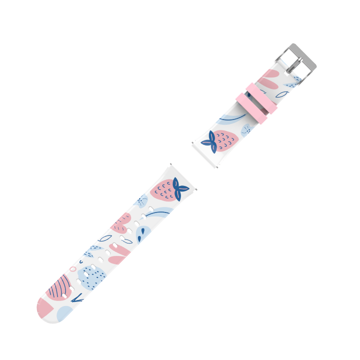 Kiddoboo Strap for KB019 Strawberry White