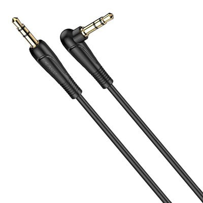 KAKUSIGA καλώδιο ήχου 3.5mm KSC-521, AUX, 90°, HiFi 1m, μαύρο