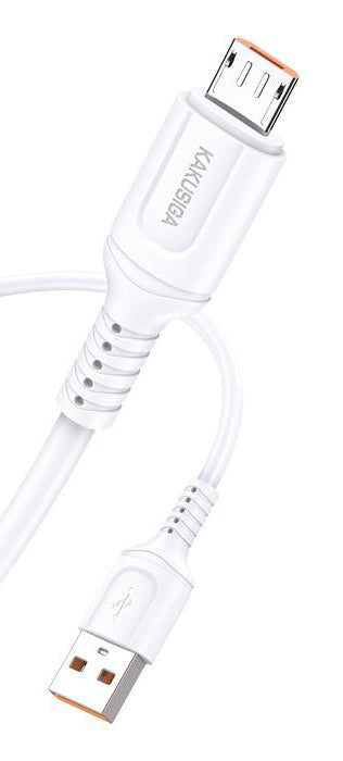 KAKUSIGA καλώδιο micro USB σε USB KSC-805, 2.4A, 480Mbps, 1m, λευκό