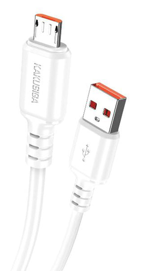 KAKUSIGA καλώδιο micro USB σε USB KSC-982, 3A, 480Mbps, 1m, λευκό