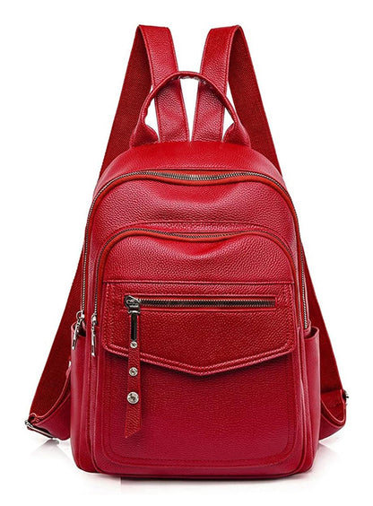 ROXXANI γυναικεία τσάντα πλάτης LBAG-0020, κόκκινη
