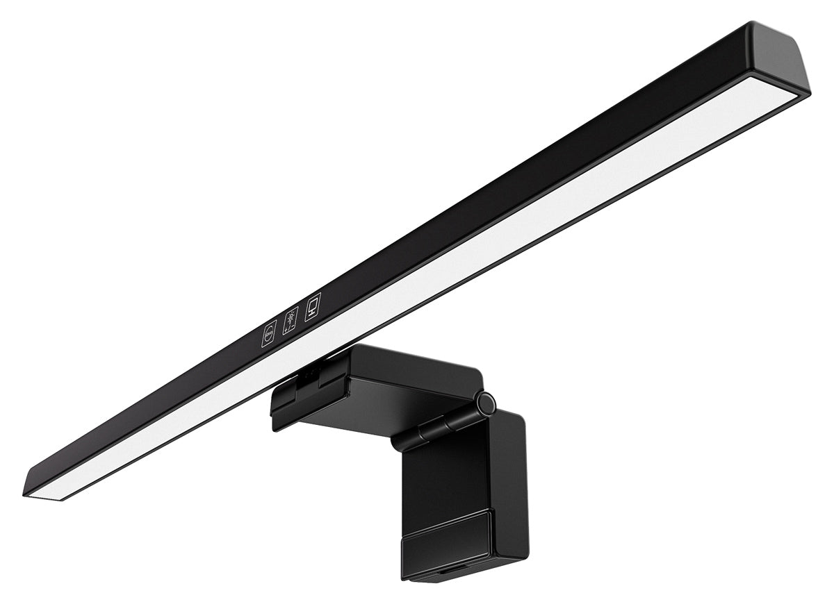 LUMIVIDA φωτιστικό οθόνης LDL16-11LV, 21"+, ρυθμιζόμενη φωτεινότητα & θερμοκρασία χρώματος, μαύρο