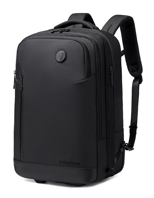 ARCTIC HUNTER τσάντα ταξιδίου LG00861 με θήκη laptop 15.6", τροχήλατη, 42L/54L, μαύρη