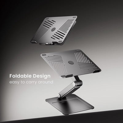 BRATECK μεταλλική βάση για laptop LPS09-02, 11~17", foldable, γκρι