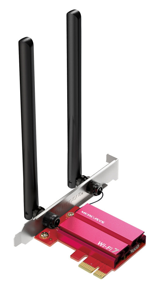 MERCUSYS κάρτα δικτύου WiFi 7 & Bluetooth MA37BE, 6500Mbps BE6500, PCIe, V1.0