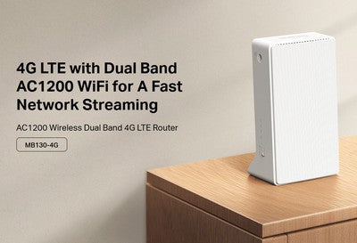 MERCUSYS router MB130-4G, 4G, 1200Mbps AC1200, V1.0