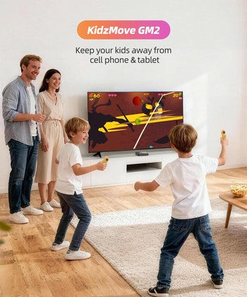 MECOOL σετ ασύρματων motion gamepad KidzMove GM2 για Android smart TV & TV Box, κίτρινο, 2τμχ