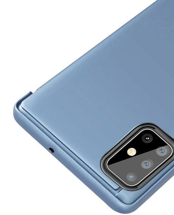 POWERTECH θήκη Clear view MOB-1516, Huawei P Smart 2020, μπλε