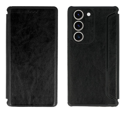 POWERTECH θήκη Razor Leather MOB-1913 για Samsung Galaxy S23 Plus, μαύρη