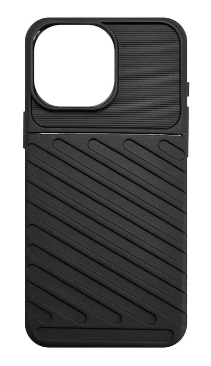 POWERTECH θήκη Thunder MOB-1997 για iPhone 16 Pro, μαύρη