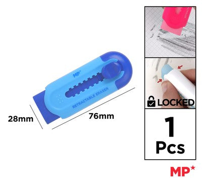 MP πτυσσόμενη γόμα για μολύβι PA1100-1, μπλε