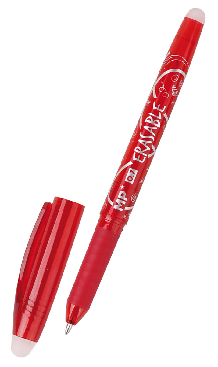 MP στυλό διαρκείας PE217R-S, erasable, 0.7mm, κόκκινο
