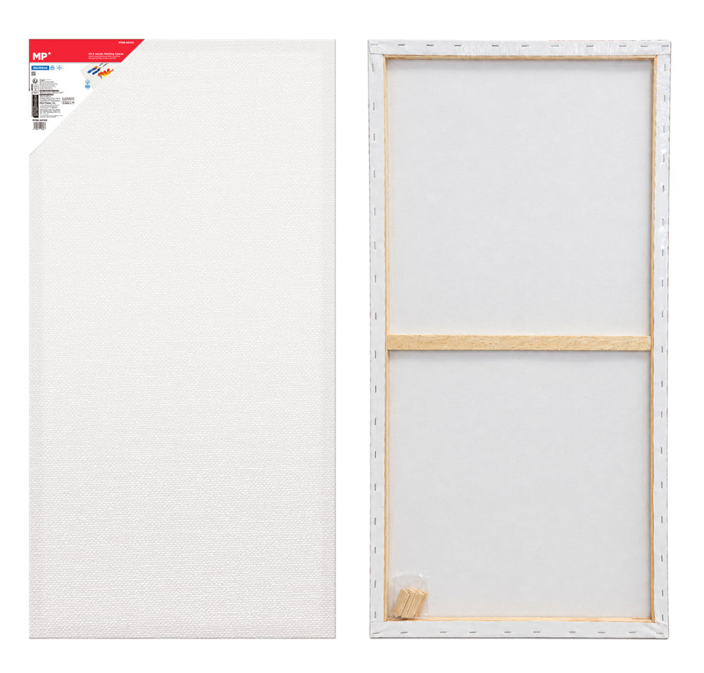 MP καμβάς τελάρο ζωγραφικής PP98-50100, 50x100cm, 280gr/m², λευκός