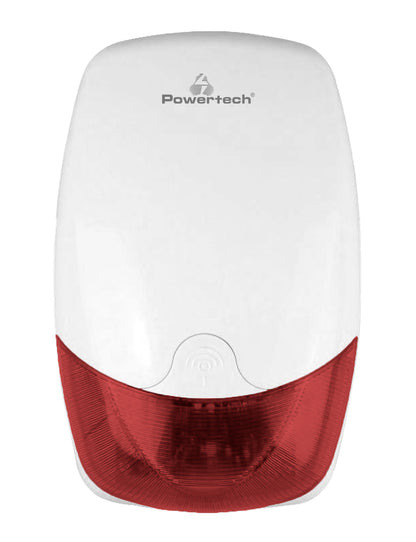 POWERTECH σειρήνα PT-1138, εξωτερικού χώρου, 110dB, κόκκινη