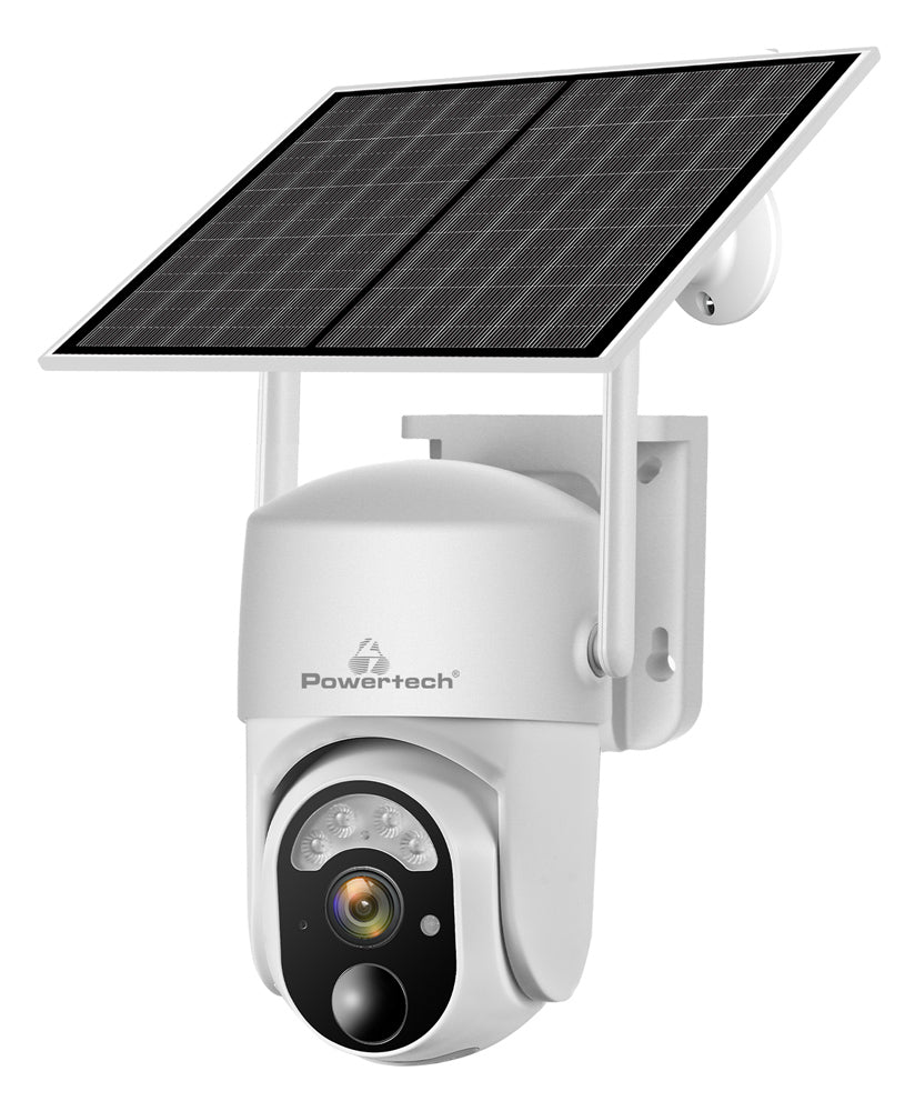 POWERTECH smart ηλιακή κάμερα PT-1176, 4MP, 4G, SD, PTZ, IP65