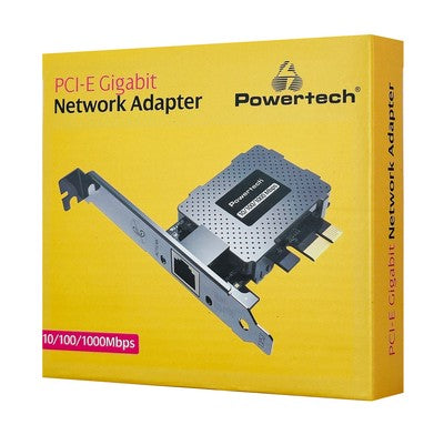 POWERTECH κάρτα επέκτασης δικτύου PCIe σε RJ45 PT-1453, 1000Mbps