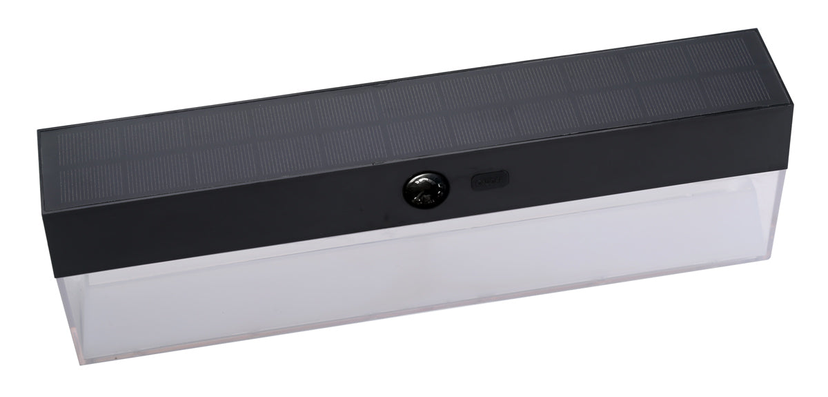 POWERTECH LED ηλιακό φωτιστικό PT-1521 με αισθητήρα κίνησης, 4W, 2000mAh, μαύρο