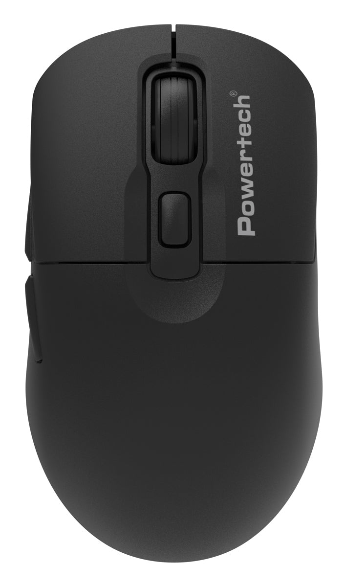 POWERTECH ασύρματο ποντίκι PT-1542, 2.4GHz, έως 5000DPI, αθόρυβο, μαύρο
