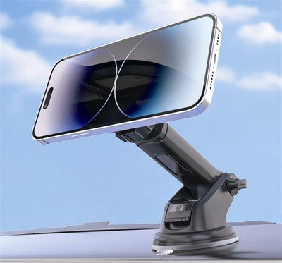 POWERTECH βάση smartphone αυτοκινήτου PT-1550 για ταμπλό, μαγνητική, μαύρη