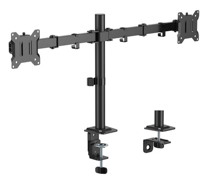 POWERTECH βάση γραφείου για 2x οθόνες PT-1552, 17-32", έως 10kg