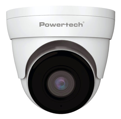 POWERTECH υβριδική κάμερα CCTV PT-1587 με μικρόφωνο & υπέρυθρα, 5MP, 2.8mm, IP66