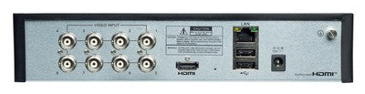POWERTECH XVR υβριδικό καταγραφικό PT-1596, 5MP, H.264/H.265, 8 κανάλια