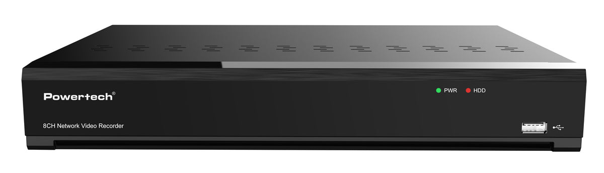 POWERTECH NVR καταγραφικό PT-1598, 8MP, H.264+/H.265+, 8 κανάλια