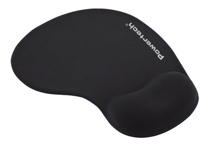 POWERTECH mouse pad PT-1611 με στήριγμα καρπού, 23x19x1.8cm, μαύρο