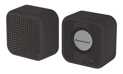 POWERTECH μίνι φορητό ηχείο TWS PT-1626, μαγνητικό, 5W, Bluetooth, 400mAh, μαύρο