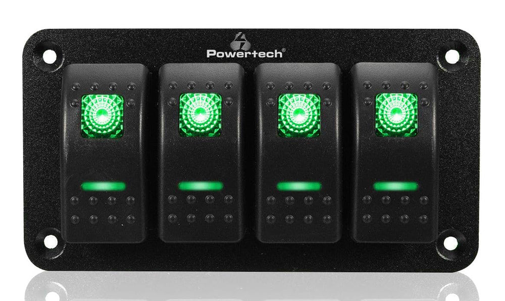 POWERTECH πάνελ σκαφών & οχημάτων PTL-019 με 4x διακόπτες, IP65