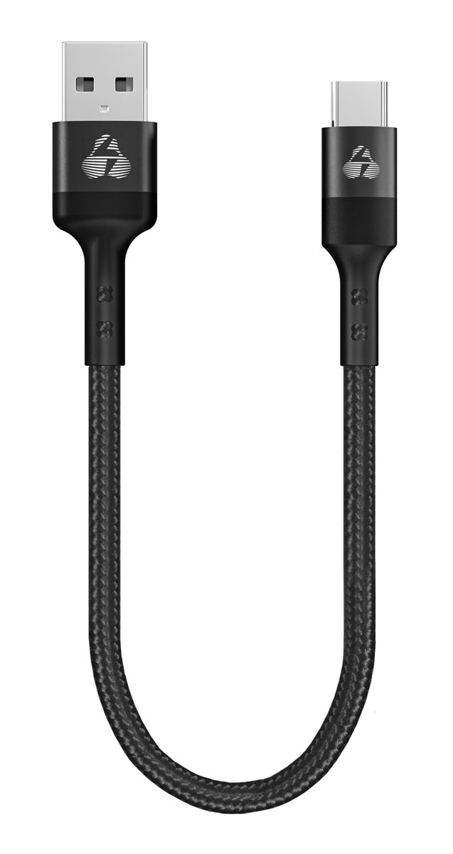 POWERTECH καλώδιο USB-C σε USB PTR-0166, 60W, 480Mbps, 25cm, μαύρο