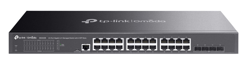 TP-LINK Omada access switch SG3428, 24-Port Gigabit, 4x SFP, V2.30