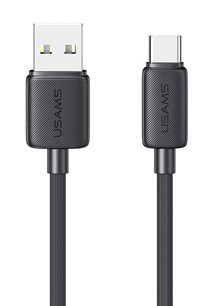 USAMS καλώδιο USB-C σε USB US-SJ693, 3A, 480Mbps, 2m, μαύρο