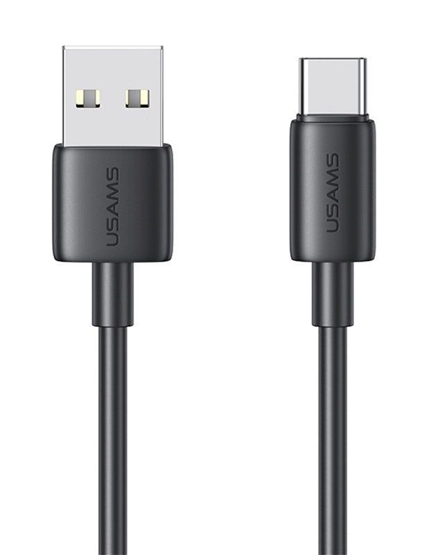 USAMS καλώδιο USB-C σε USB US-SJ708, 3A, 480Mbps, 1m, μαύρο