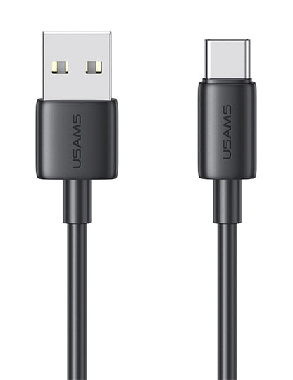 USAMS καλώδιο USB-C σε USB US-SJ708, 3A, 480Mbps, 1m, μαύρο