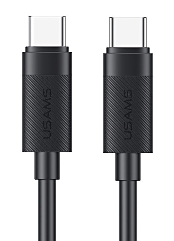 USAMS καλώδιο USB-C SJ780, 60W, 480Mbps, 1m, μαύρο