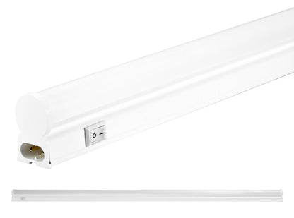 POWERTECH LED φωτιστικό τοίχου T5-0001-090 12W, 4000K, 90cm, IP20, λευκό
