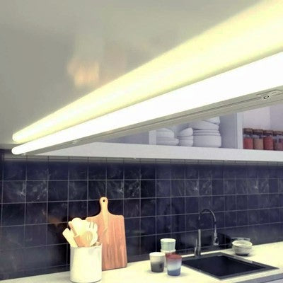 POWERTECH LED φωτιστικό τοίχου T5-0001-090 12W, 4000K, 90cm, IP20, λευκό