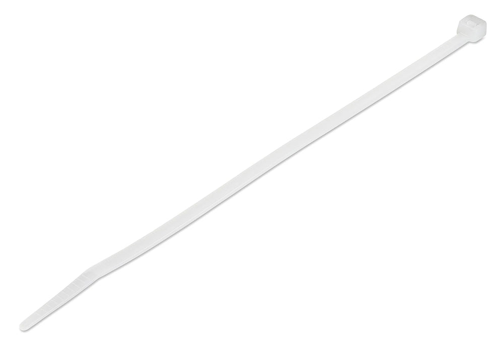 POWERTECH δεματικά καλωδίων TIES-059, 400x4.8mm, λευκά, 100τμχ