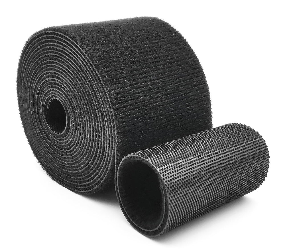 POWERTECH ταινία τύπου velcro TIES-079, 48mm, 3m, μαύρη