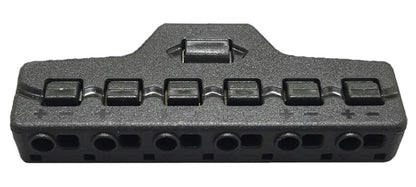 Splitter block TOOL-0095 για LED καλωδιοταινίες, 6-port, μαύρο