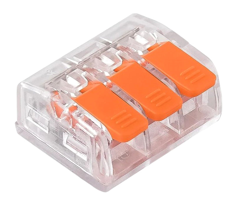 POWERTECH κλέμα σύνδεσης καλωδίων TOOL-0101, 3pin, 10τμχ