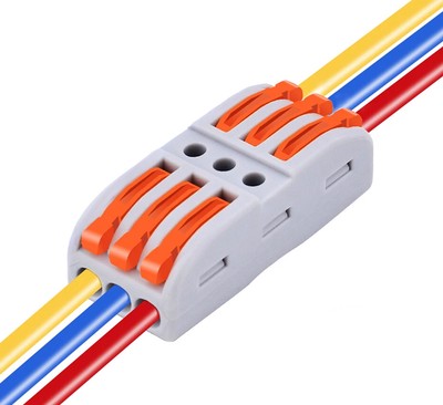 POWERTECH κλέμα σύνδεσης καλωδίων TOOL-0104, 3pin προς 3pin, 10τμχ