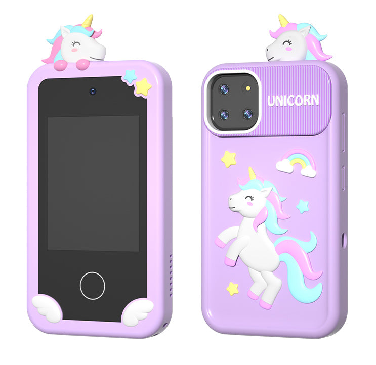 WOWKIDS παιδικό smartphone με κάμερα P1 Plus, 2.8" οθόνη αφής, μωβ