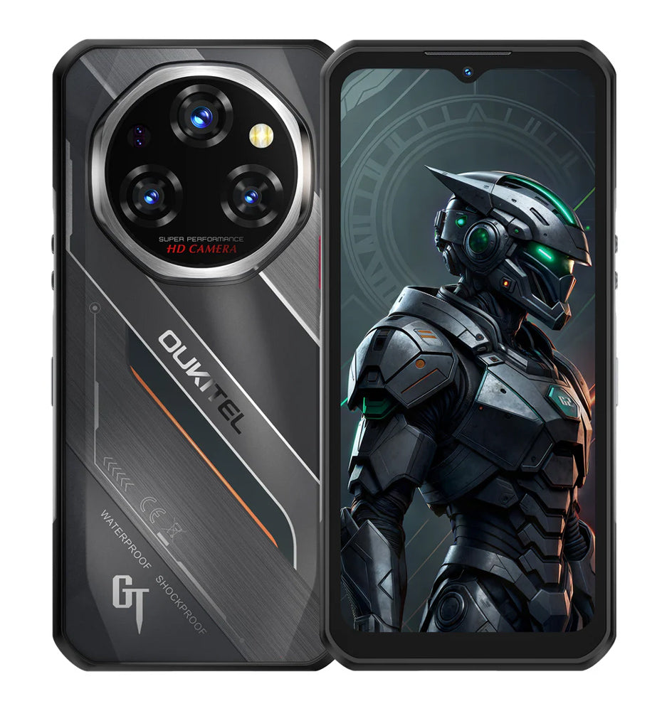 OUKITEL smartphone WP62, 6.6", 12/512GB, 5G, 11000mAh, IP68/IP69K/MIL-STD-810H, μαύρο