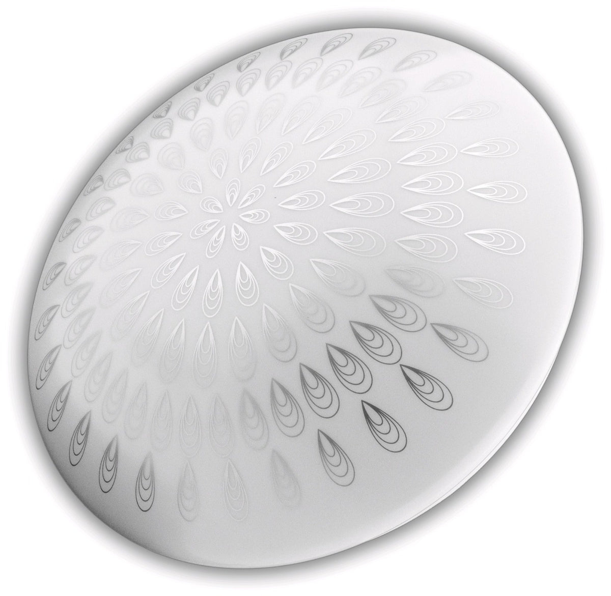 Avide LED Μοντέρνα Πλαφονιέρα Οροφής Umbriel (Raindrop) 18W 330*100mm