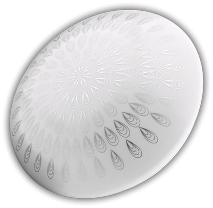 Avide LED Μοντέρνα Πλαφονιέρα Οροφής Umbriel (Raindrop) 18W 330*100mm